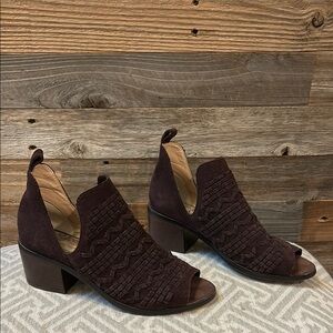 Band Of Gypsies Come Back On Chocolate Slip-On Bootie, Size 7